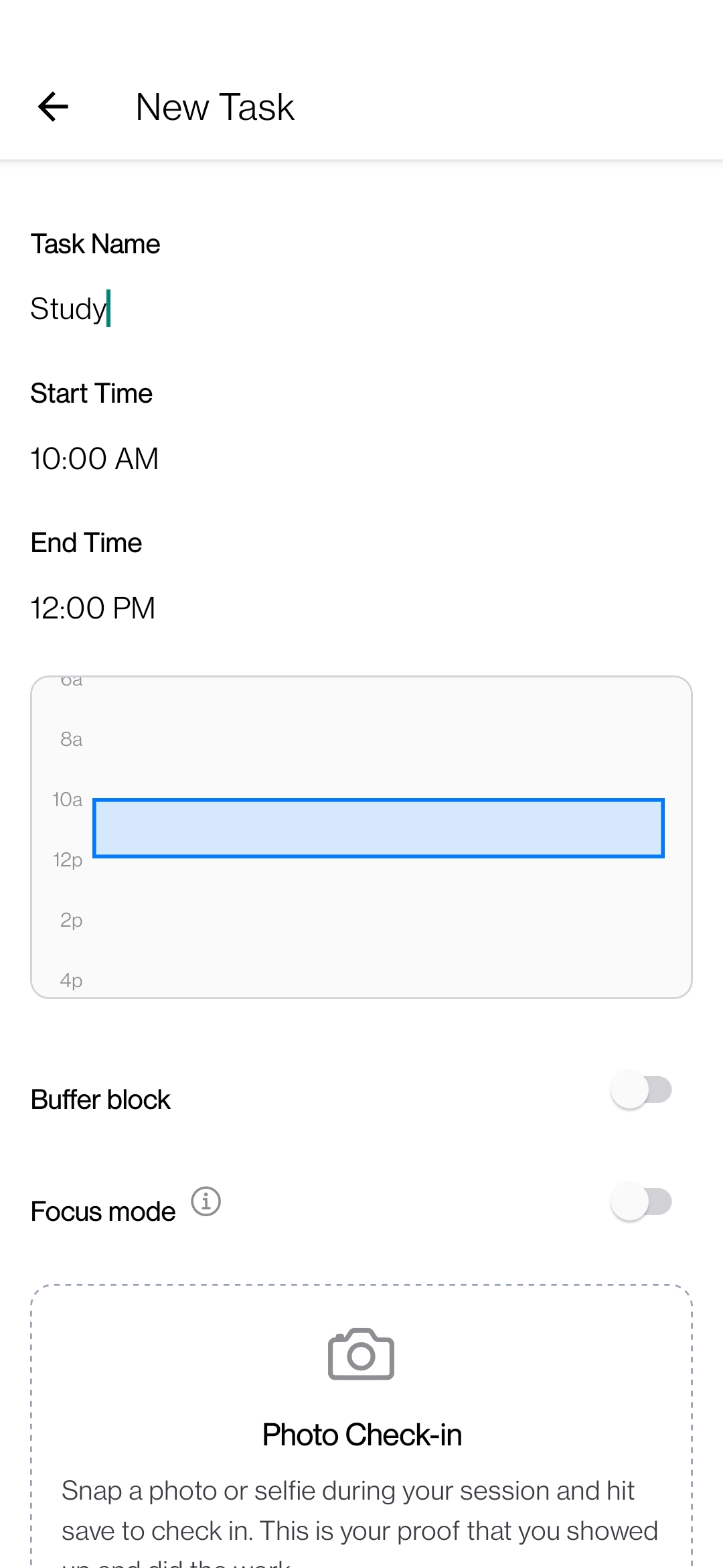 New task